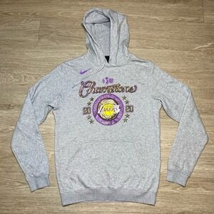 Los Angeles Lakers Nike 2020 NBA Finals Champions Locker Room Hoodie Men's SMALL
